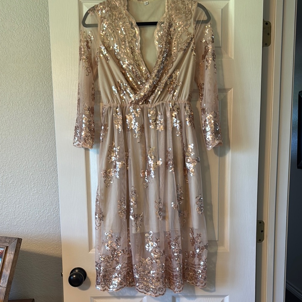 Elegant Sequin Dress